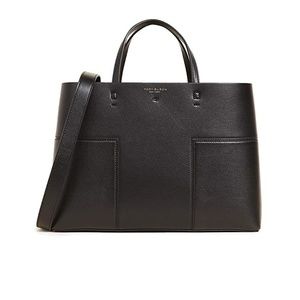 Tory Burch Women's Block T Triple Compartment Tote